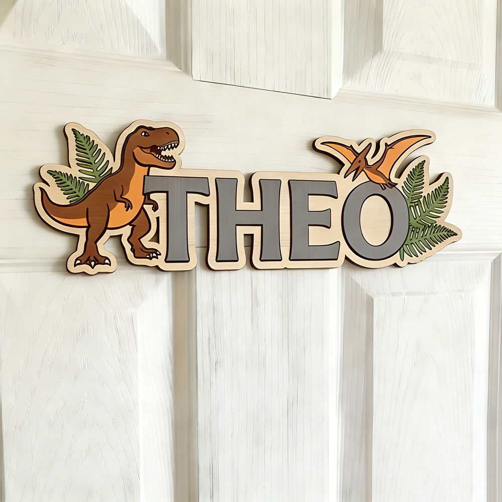 Personalized Dinosaur Name Sig - Nursery ulasan dan harga