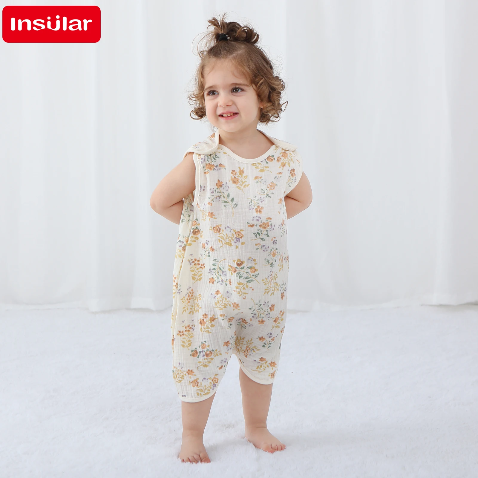 INSULAR Newborn Baby Girl Body - Newborn Baby Girl Romper Floral ulasan dan harga