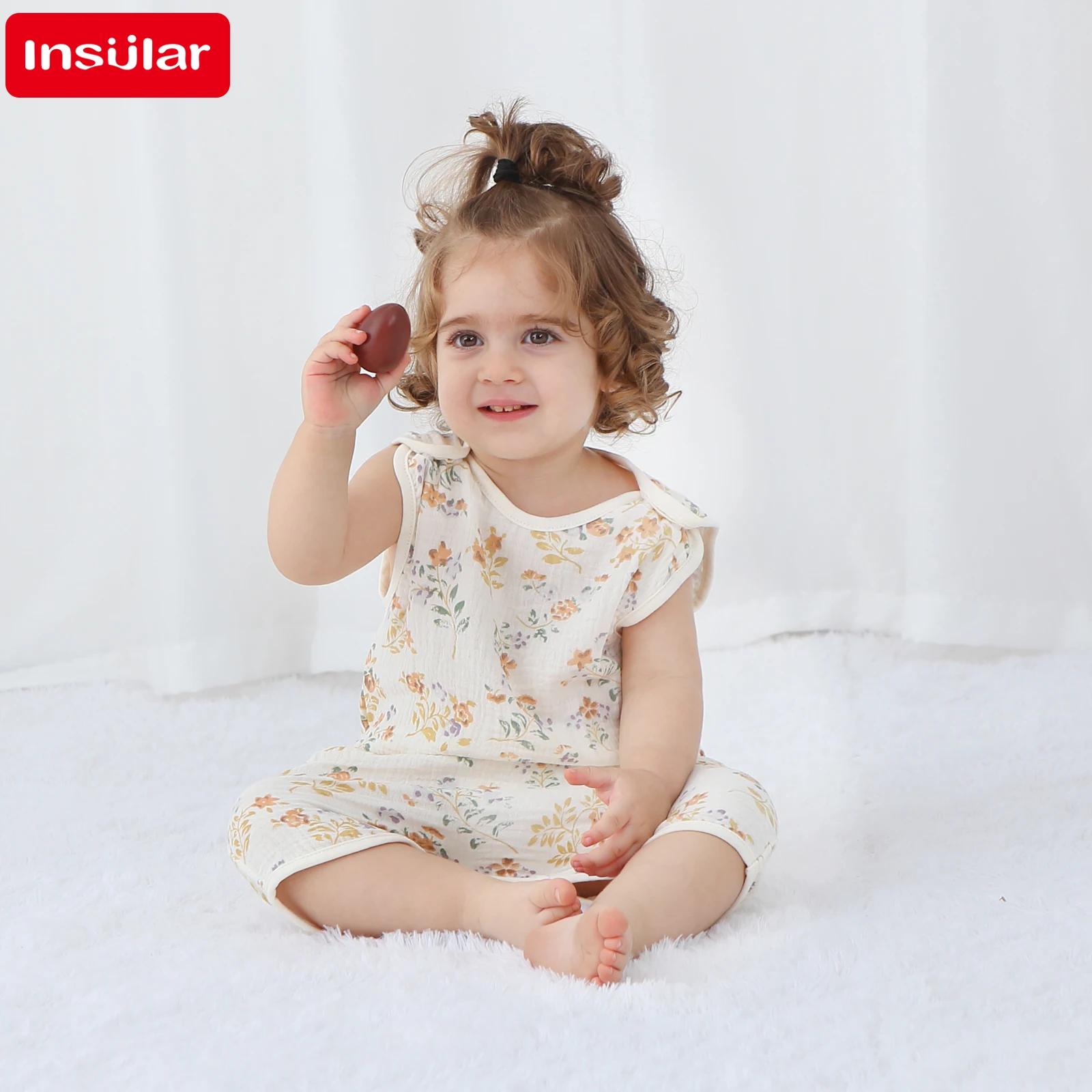 INSULAR Newborn Baby Girl Body - Newborn Baby Girl Romper Floral ulasan dan harga