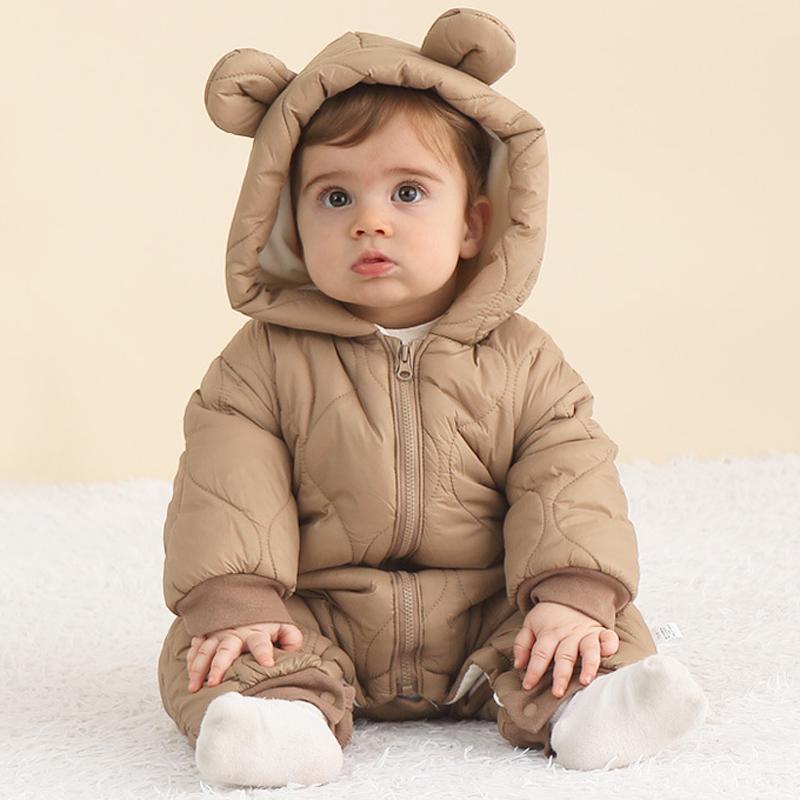 Newborn Baby Romper Winter Thi - Cotton Baby Onesies Zipper ulasan dan harga