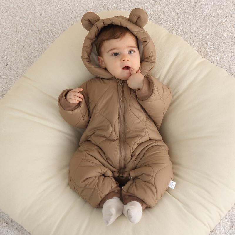 Newborn Baby Romper Winter Thi - Cotton Baby Onesies Zipper ulasan dan harga