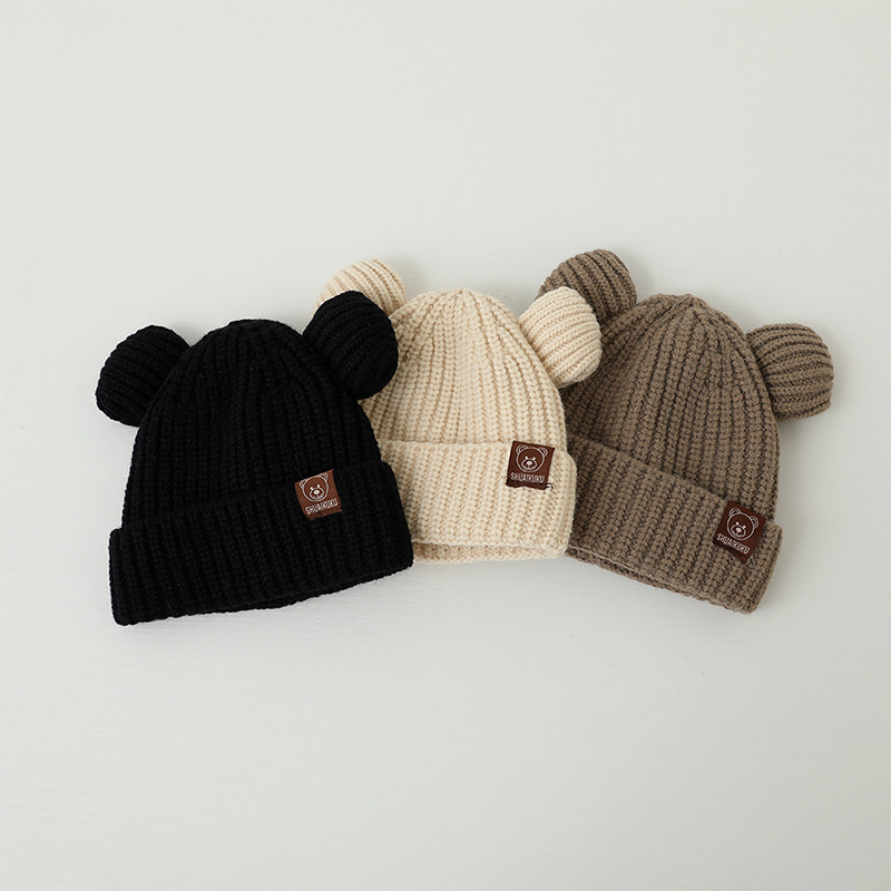 Bear Baby Winter Hat Cartoon E - Infant Beanie Hat With Ears ulasan dan harga