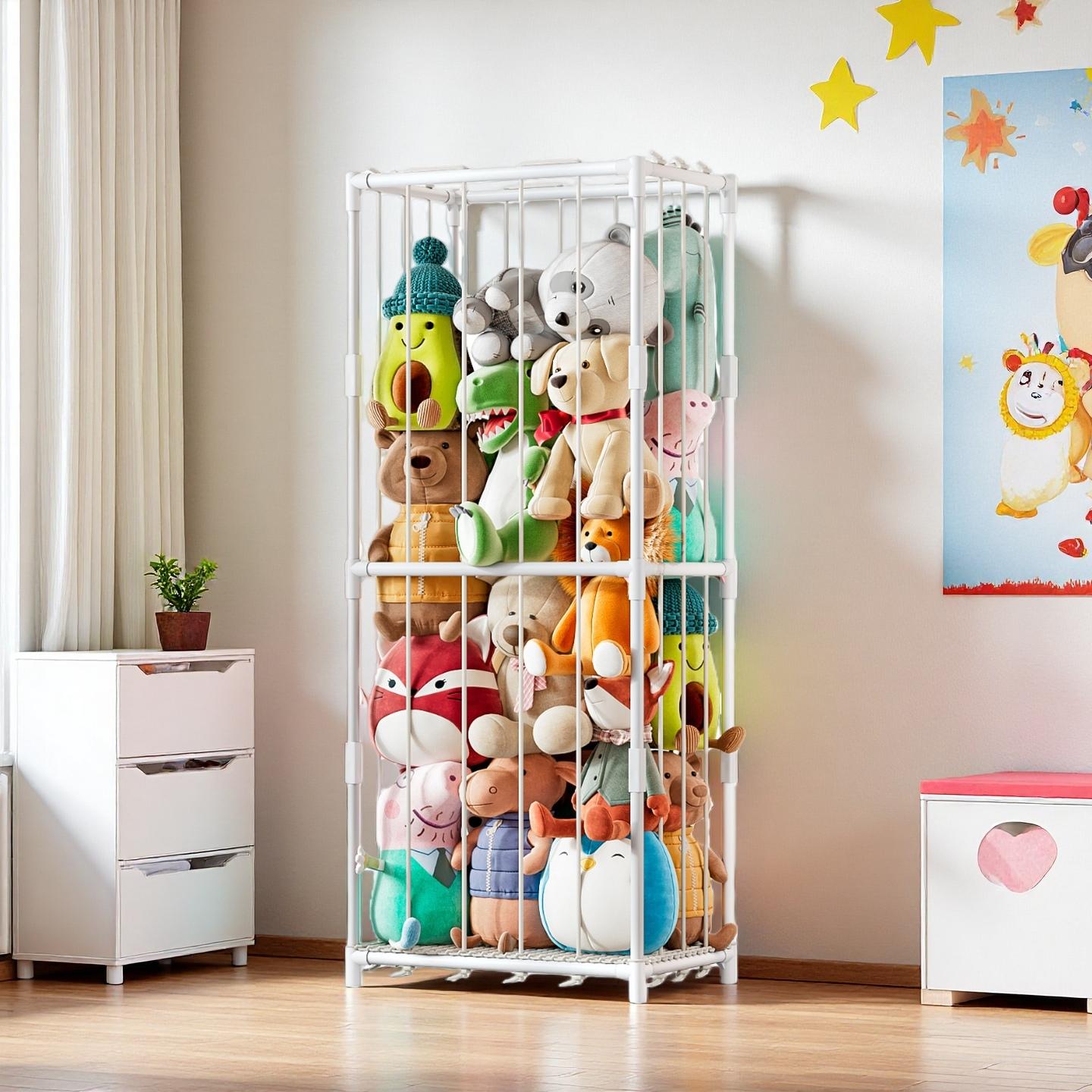 Vertical Stuffed Animal Storag - Nursery ulasan dan harga
