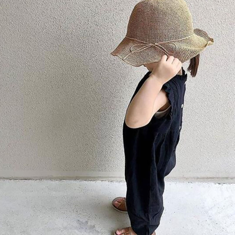 MILANCEL Summer Baby Rompers   - Baby Summer Linen Sleeveless Jumpsuit ulasan dan harga