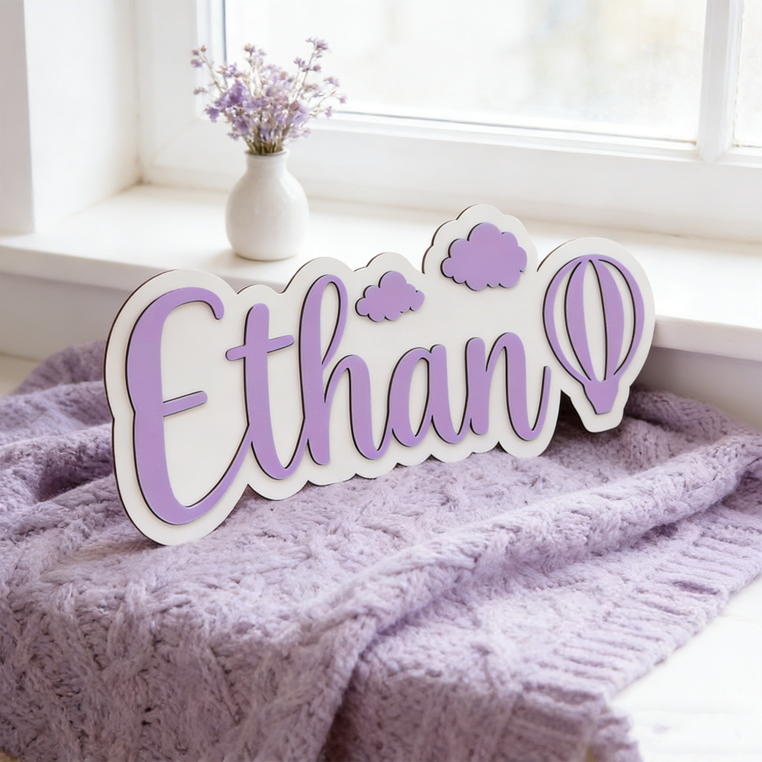 Personalized Hot Air Balloon & - Nursery ulasan dan harga