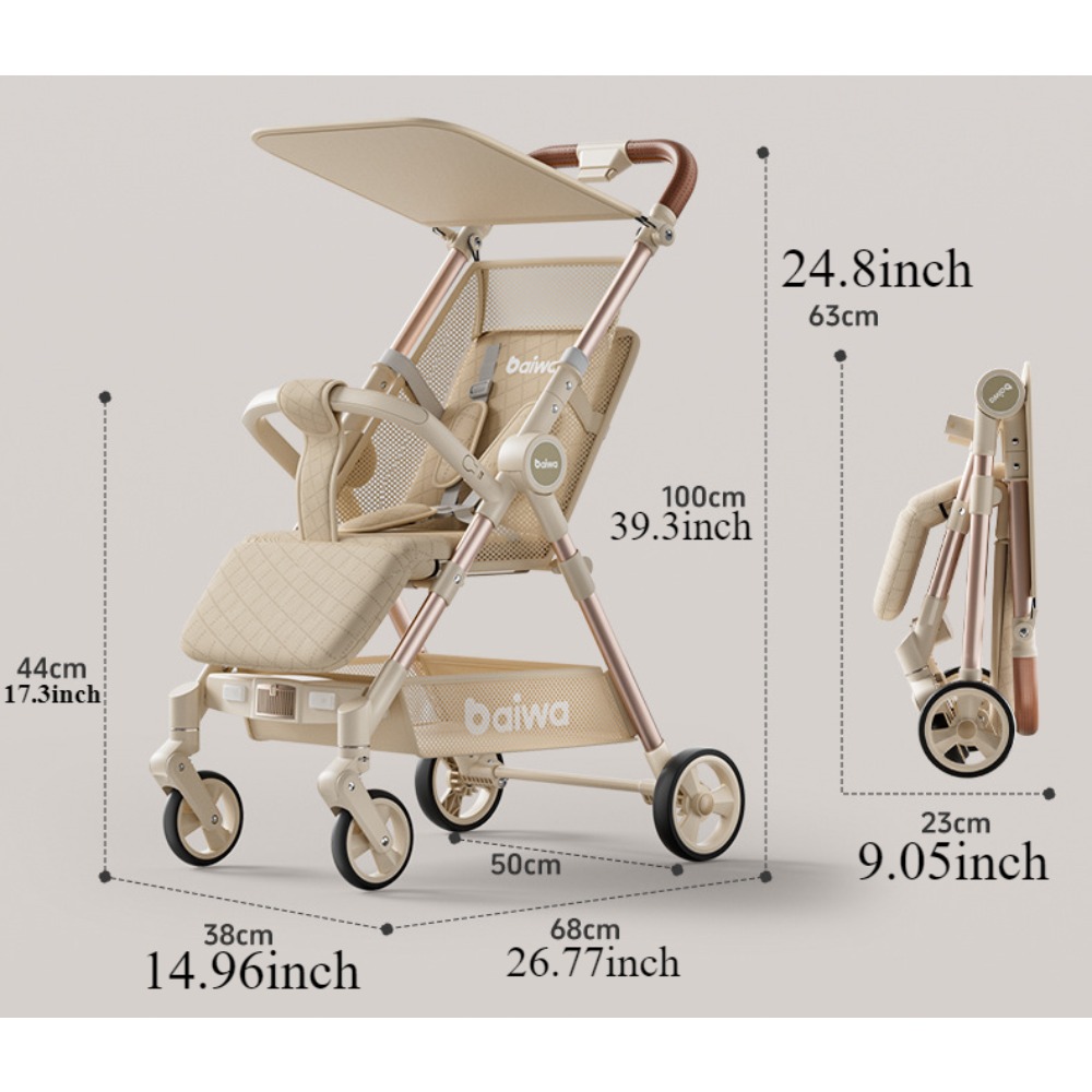 Baby Stroller Foldable Travel  - Lightweight Foldable Baby Stroller Compact ulasan dan harga