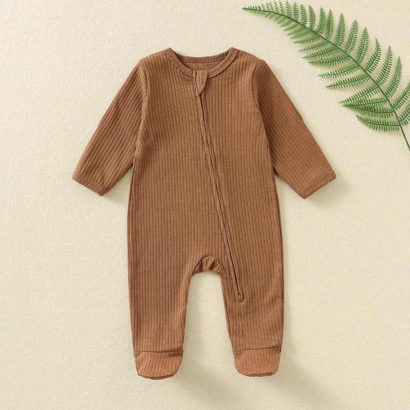 Baby Onesie Autumn and Winter  - Cotton Baby Onesies Zipper ulasan dan harga