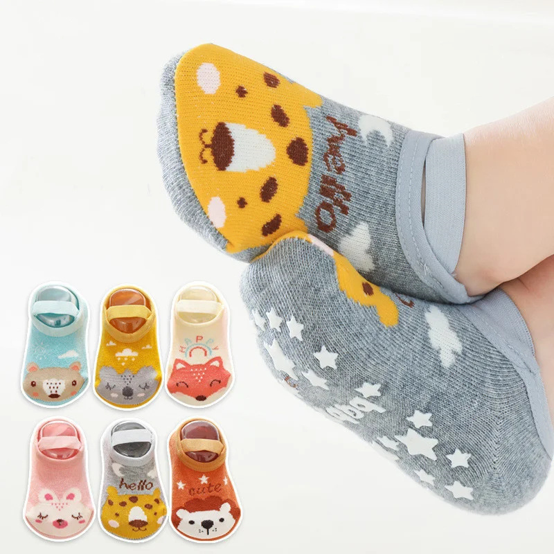 0-3Years Newborn Baby Girls Bo - Unisex Baby Socks Non Slip ulasan dan harga