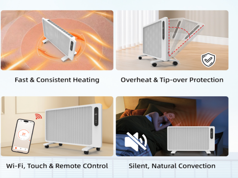 Quiet Radiant Graphene Electri - Nursery ulasan dan harga