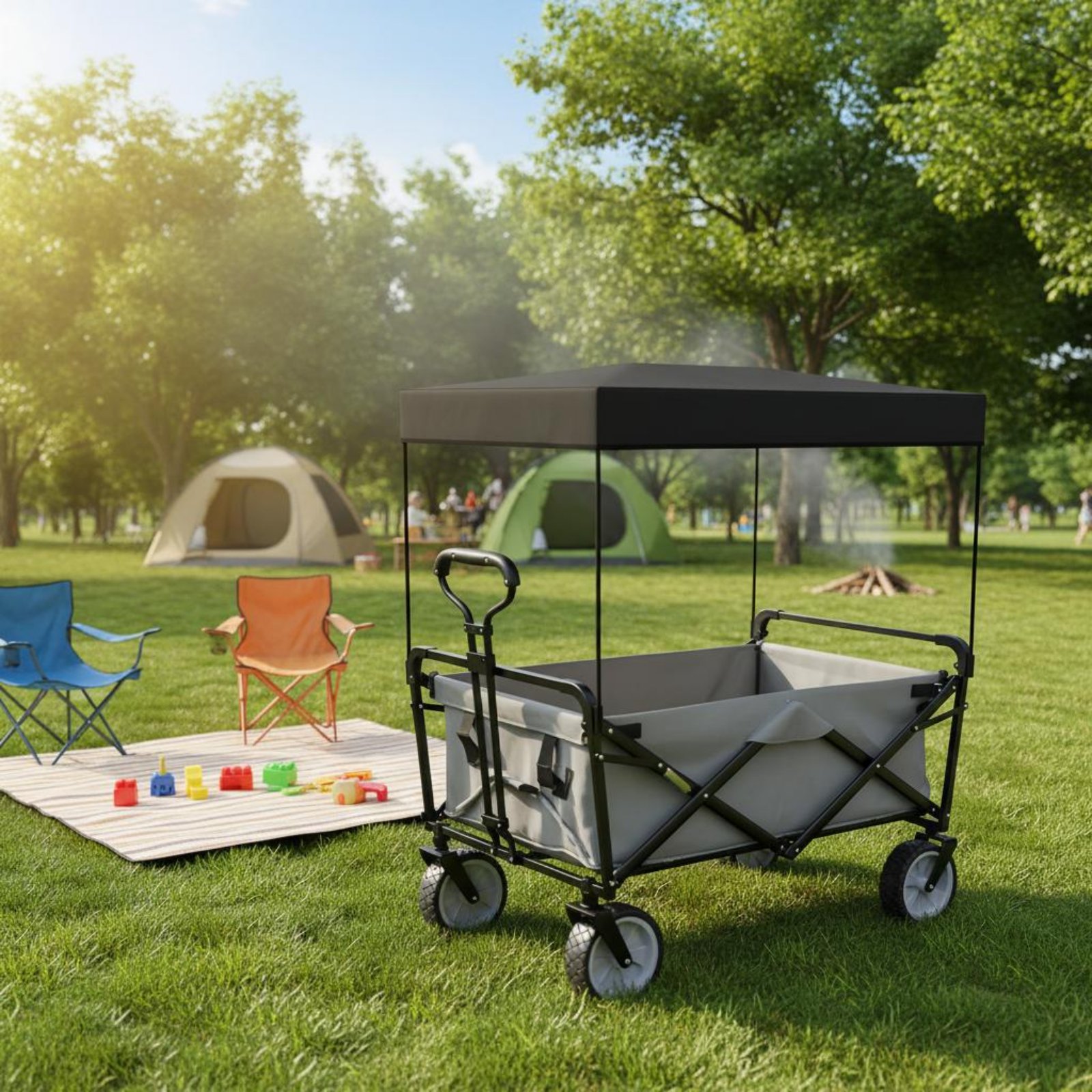 Wagon Cover Rainproof Folding  - Baby Gear ulasan dan harga