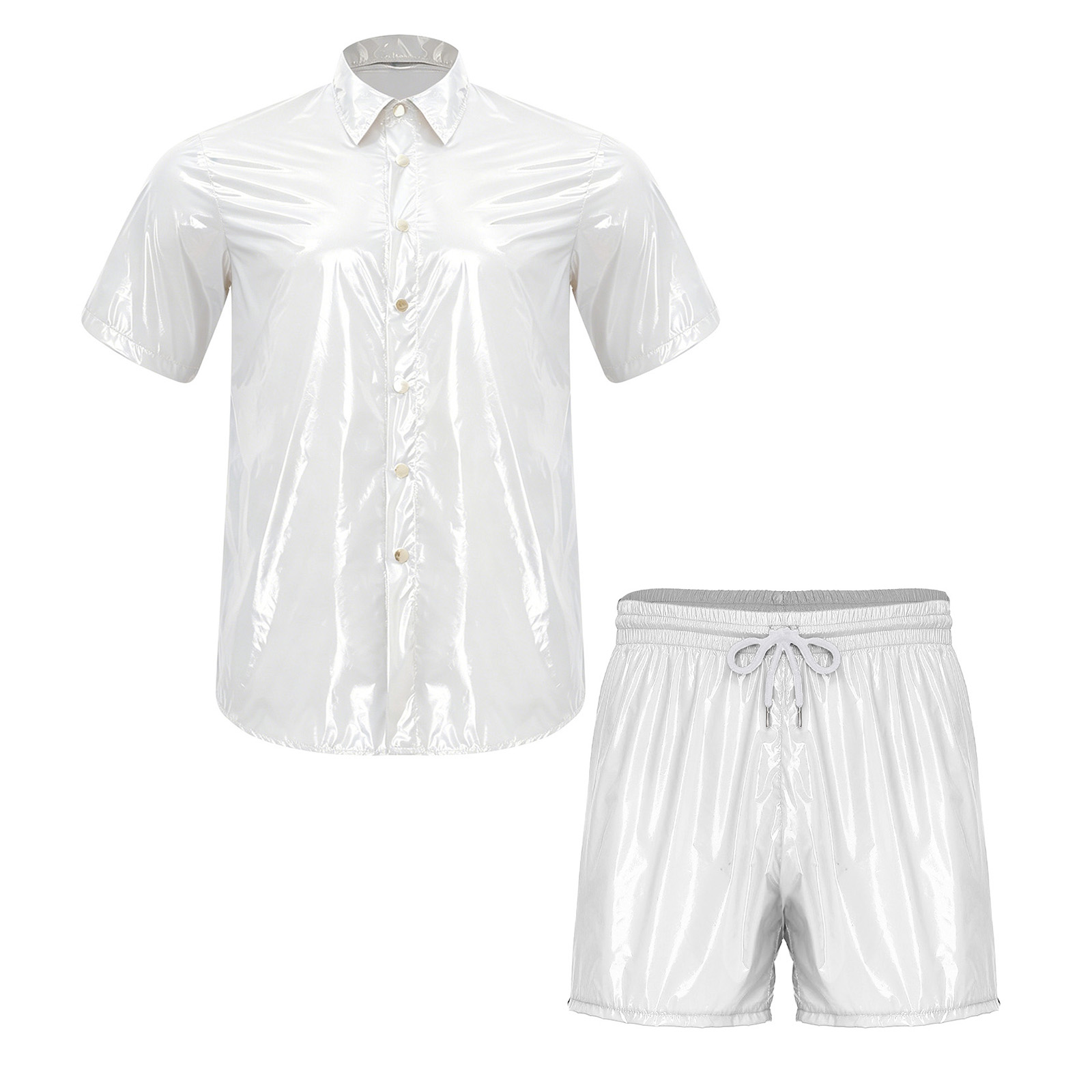 Men Glossy Waterproof Tops and - Diapering ulasan dan harga