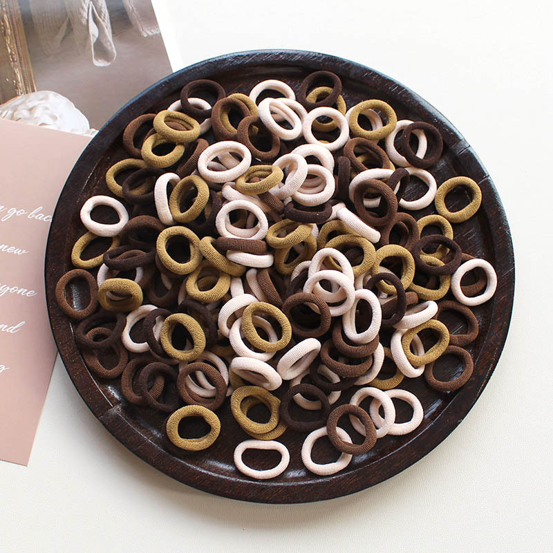 100 Pcs/Lot Elastic Hair Bands - Baby Gear ulasan dan harga