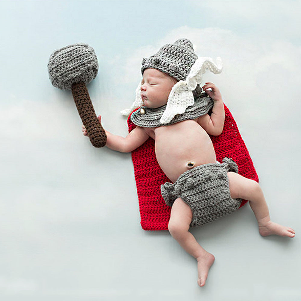 Newborn Photography Props Thor - Infant Photography Props Outfit ulasan dan harga